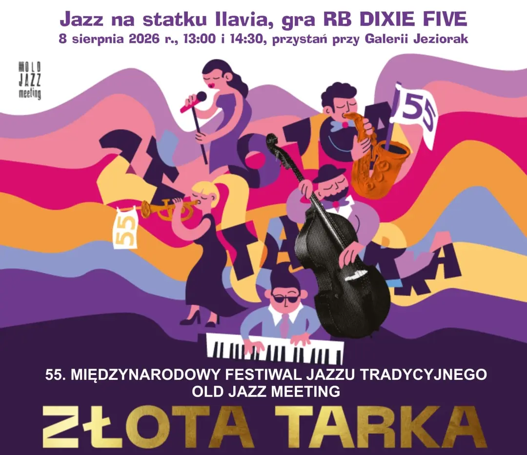 Рейс на корабле Ilavia - Złota Tarka 2026 - Рейс в 13:00 — Przystań statku przy Galerii Jeziorak, Iława