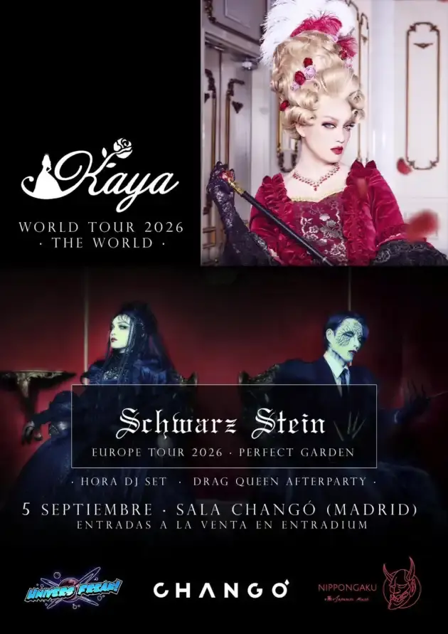 [VYPRODÁNO] Kaya World Tour 2026 "The World" v Evropě & Schwarz Stein Europe Tour — Voodoo Club, Varšava