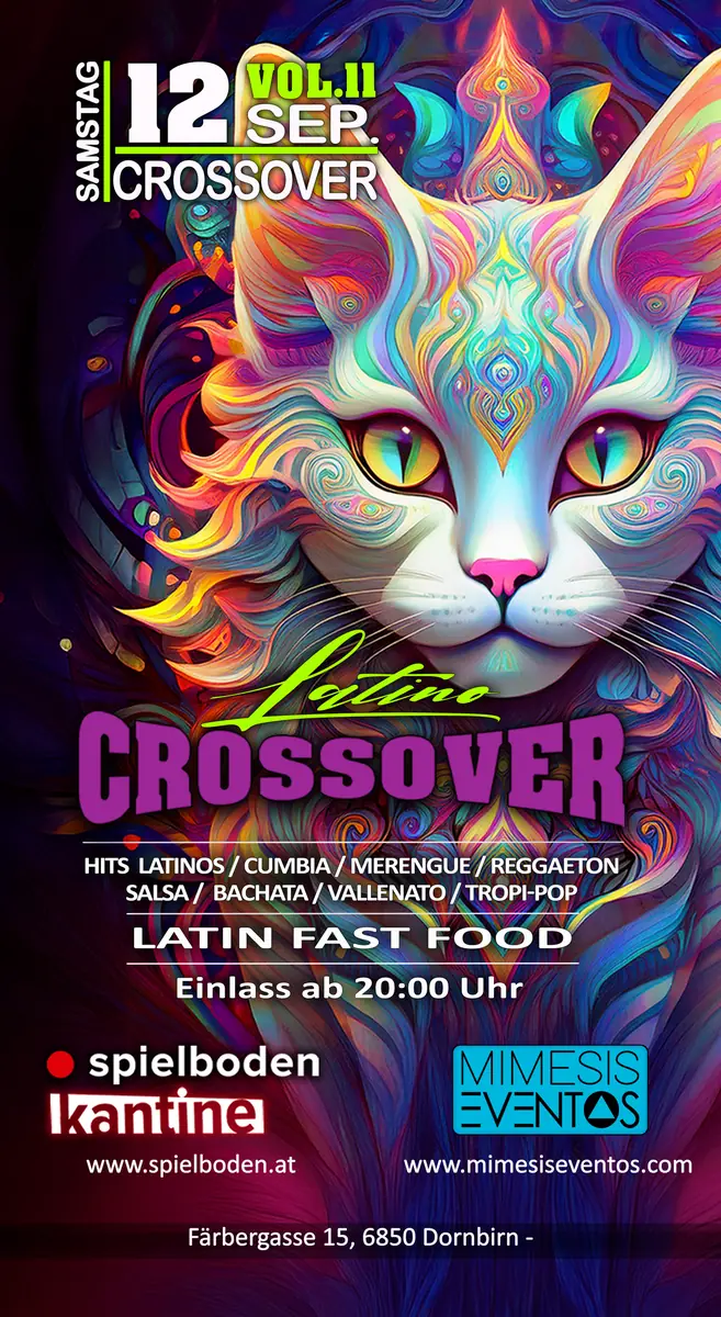 LATINO CROSSOVER VOL. 11 — Spielboden, Dornbirn