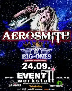 AEROSMITH Tribute Show - BIG ONES celebrating AEROSMITH