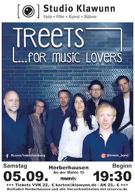 Treets – for music lovers - Erstmals im Studio Klawunn — Studio Klawunn, Göttingen