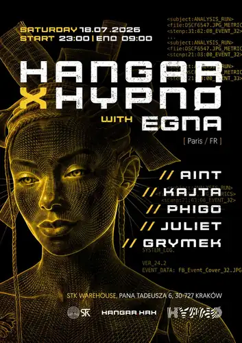 HANGAR x HYPNØ w. Egna [Paris/FR]