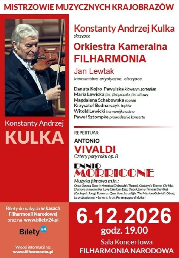 VIVALDI-MORRICONE — Filharmonia Narodowa w Warszawie, Warszawa