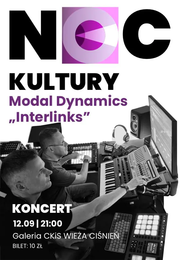 Noc Kultury: Koncert Modal Dynamics „Interlinks” — Wieża Ciśnień. Galeria Centrum Kultury i Sztuki w Koninie, Konin