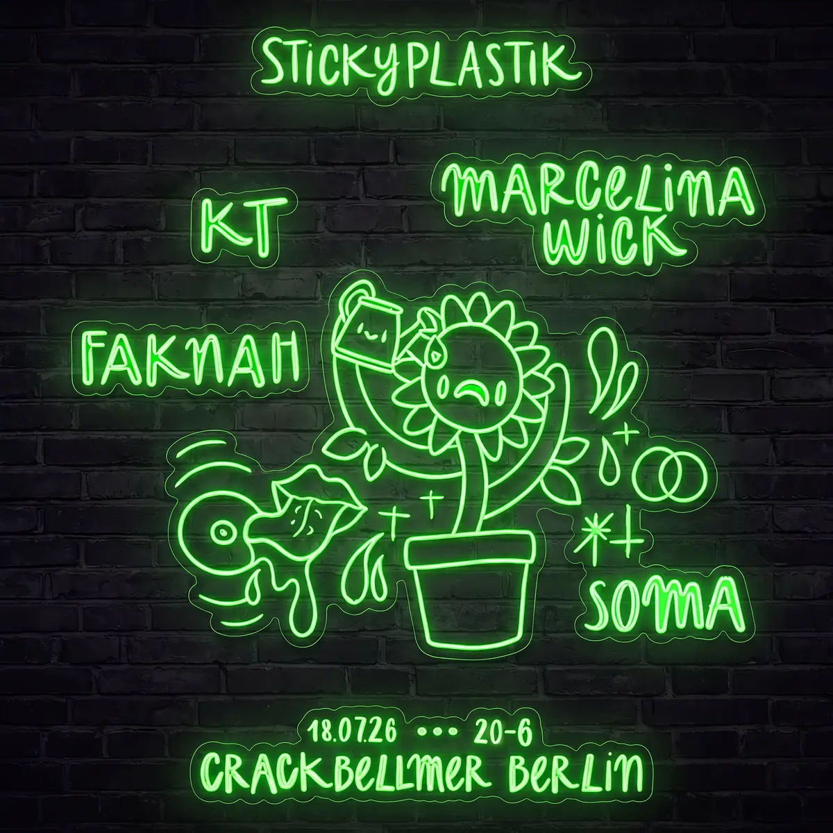 Sticky Plastik — Crack Bellmer, Berlin