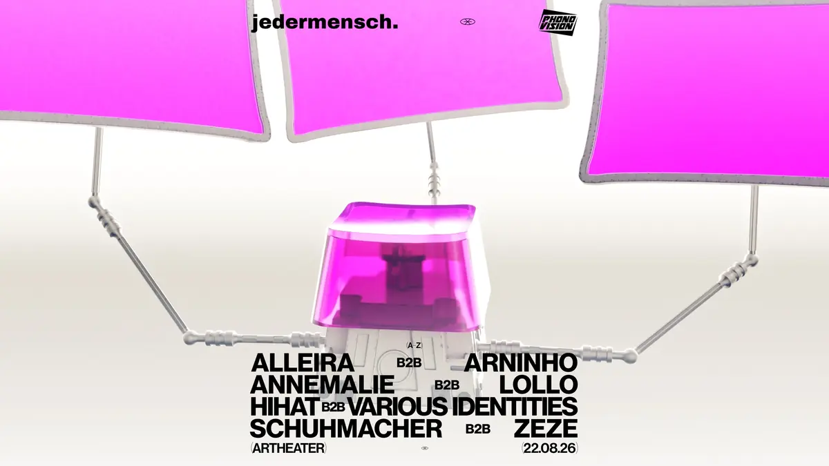 jedermensch. x PhonoVision — Artheater, Cologne