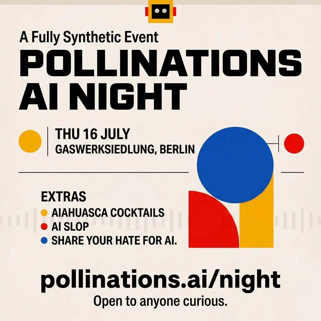 Pollinations AI Night — Block1, Berlin