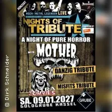 Nights of tribute Danzig + MISFITS Cover | 2 Tribute Bands mit Mother + Astra Zom — Goldgrube, Kassel