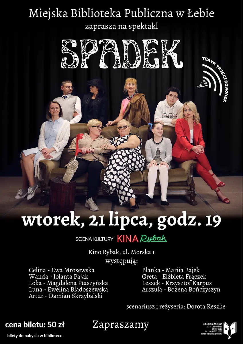 Spadek — Kino Rybak, Łeba