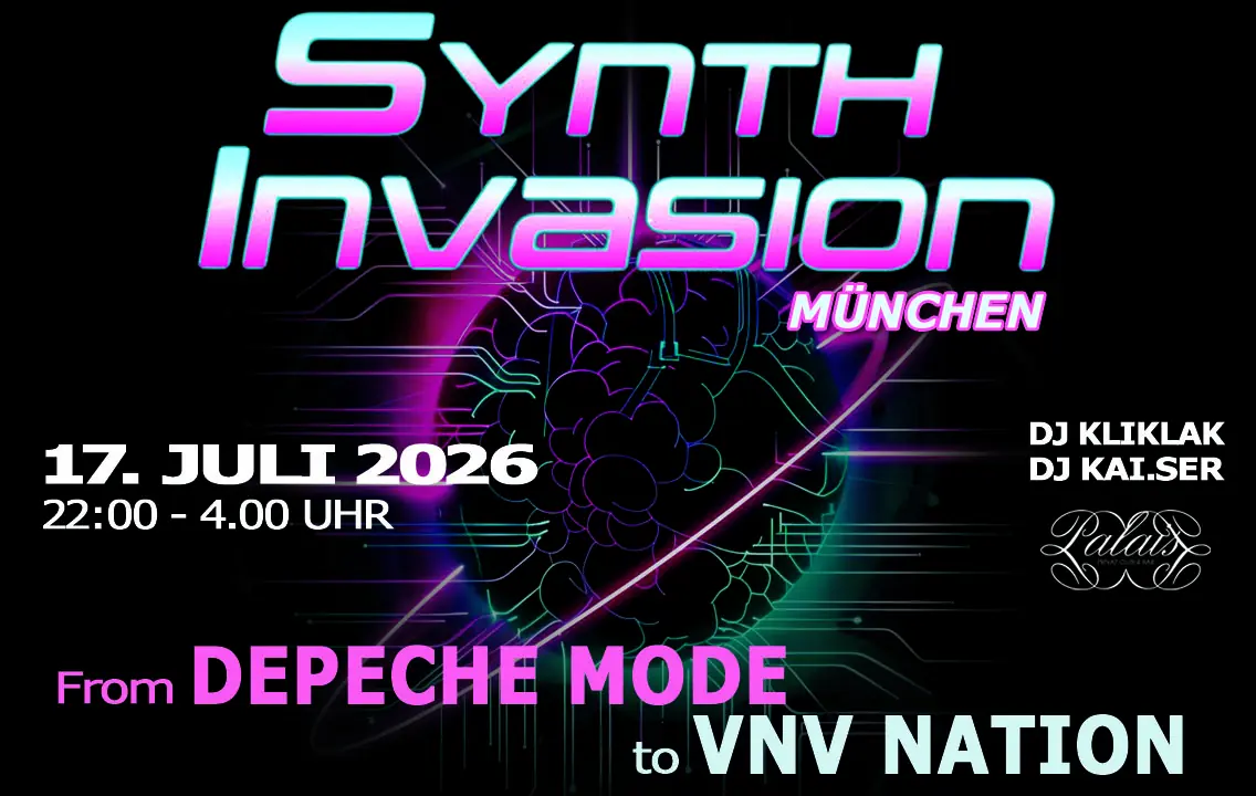 SYNTH INVASION — Palais, Mnichov