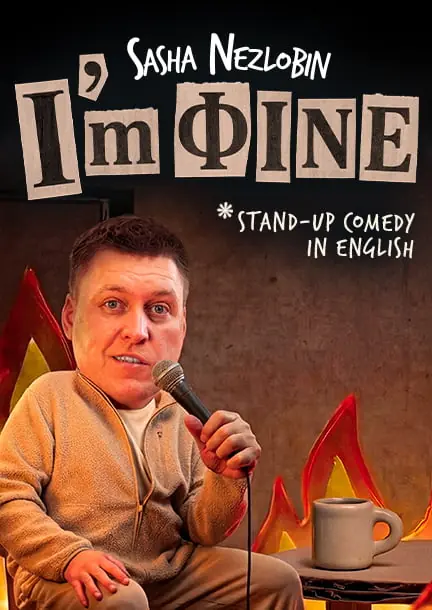 Alexander Nezlobin. Stand-up-Tour "I'm fine" auf Englisch — Karakas Bar, Berlin