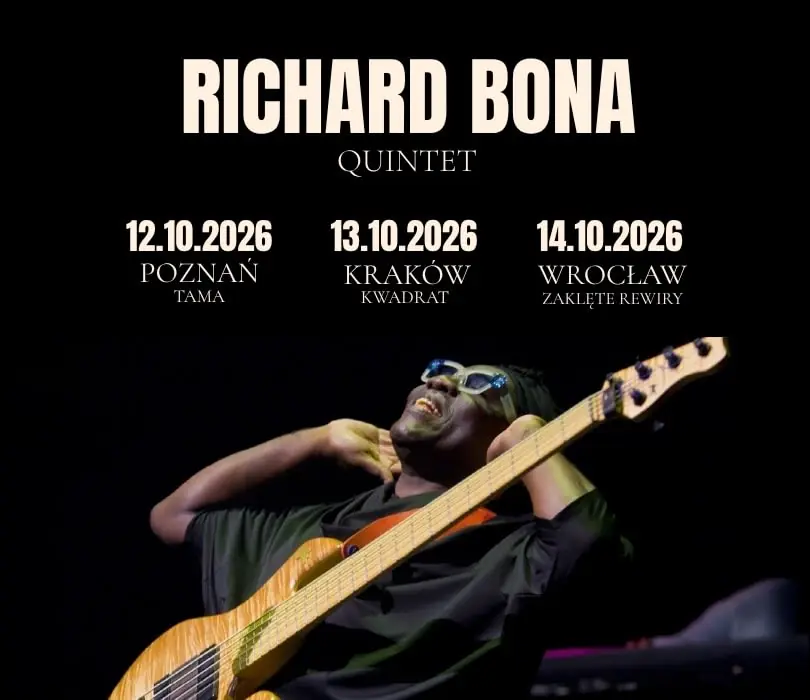 Richard Bona Quintet — Klub Kwadrat, Краків