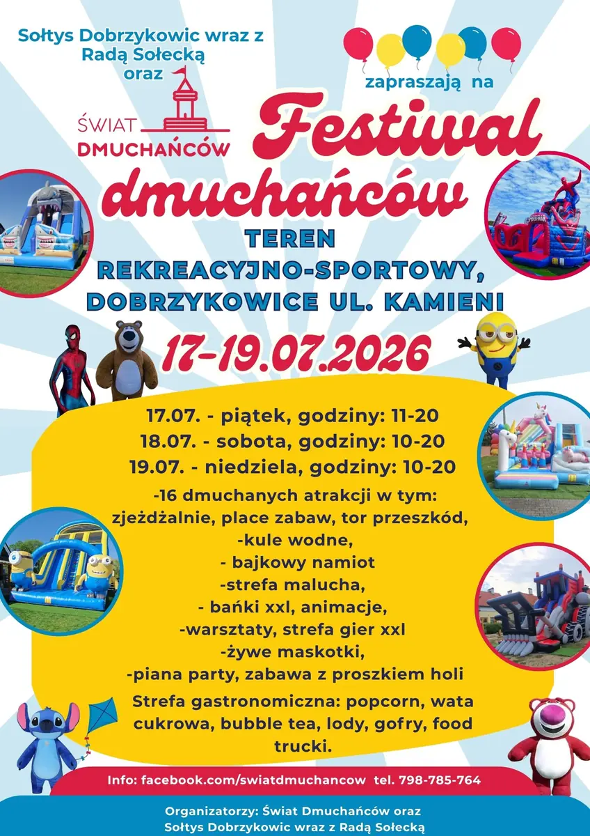 Festival nafukovacích atrakcí v Dobrzykowicích — Boisko do piłki nożnej w Dobrzykowicach, Vratislav
