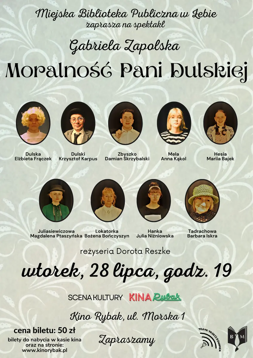 Moralność Pani Dulskiej — Kino Rybak, Łeba