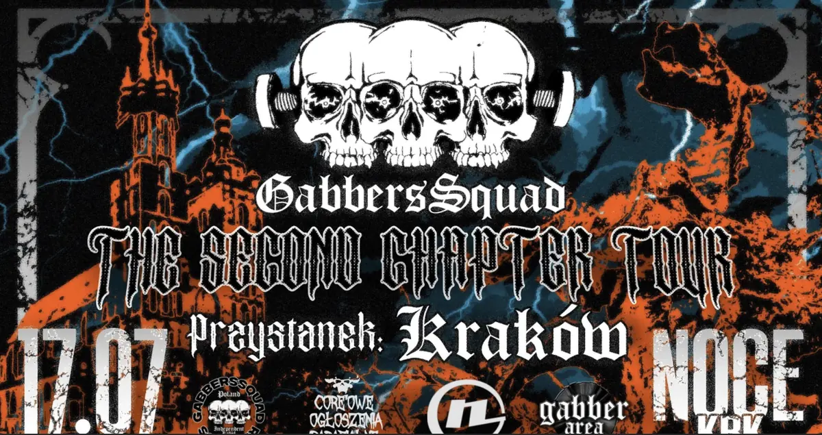 GABBERS SQUAD — Noce KRK, Krakov