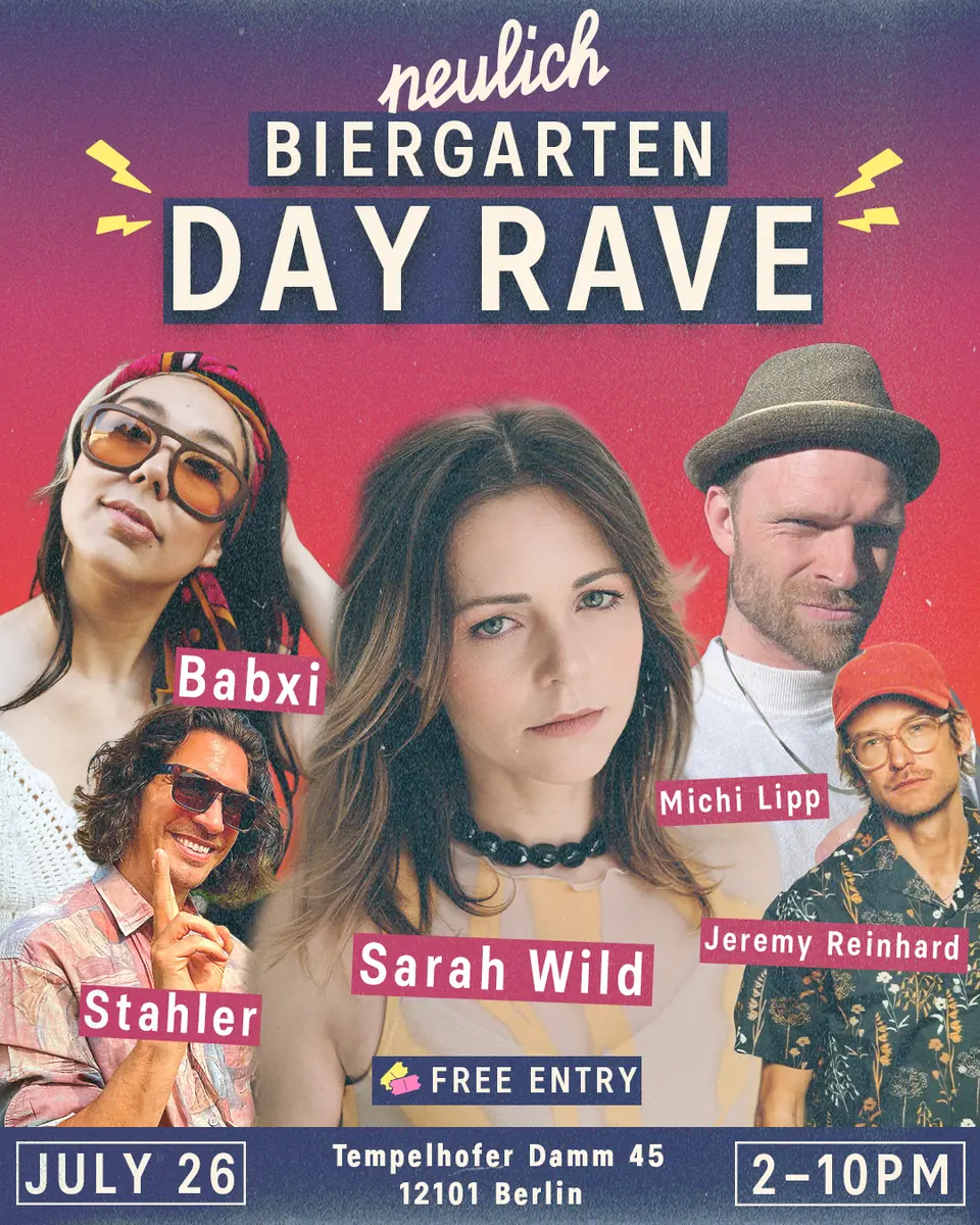 Neulich Biergarten Day Rave — Neulich am Flughafen, Berlín