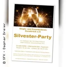 New Year's Eve Party for Singles in Osnabrück — Clubhaus TSG Burg Gretesch, Osnabrück