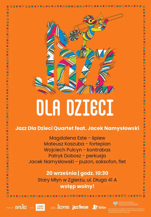 Jazz Dla Dzieci Quartet feat. Jacek Namysłowski — Miejski Ośrodek Kultury „Stary Młyn” w Zgierzu, Zgierz