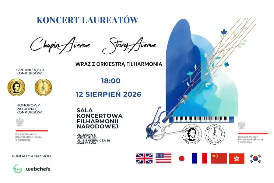 Chopin Avenue - String Avenue x Orkiestra Filharmonia — Filharmonia Narodowa w Warszawie, Warschau