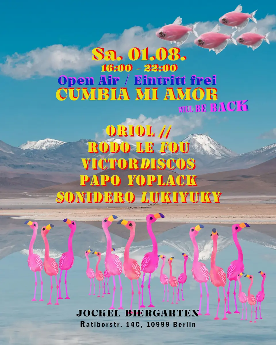 CUMBIA MI AMOR - FREE OPEN AIR — Jockel Biergarten, Berlin