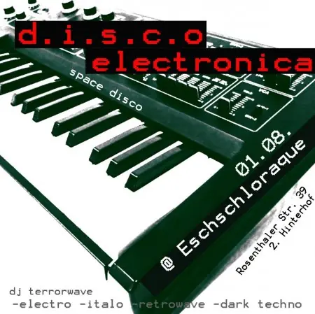 DISCO ELECTRONICA — Eschschloraque, Berlín