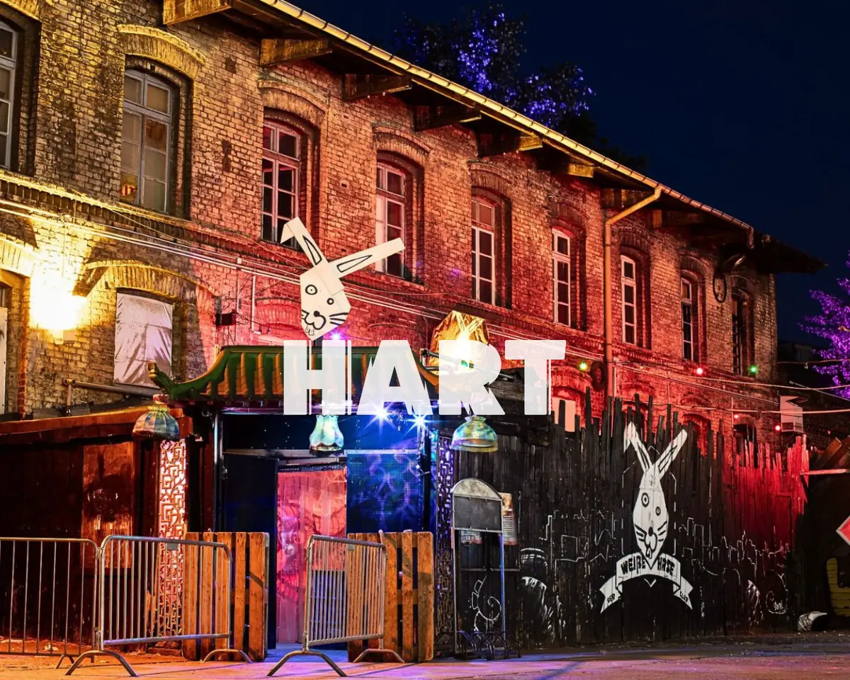 HART ◢◤ Tuesday Rave & Open Air Garden — Der Weiße Hase, Berlín
