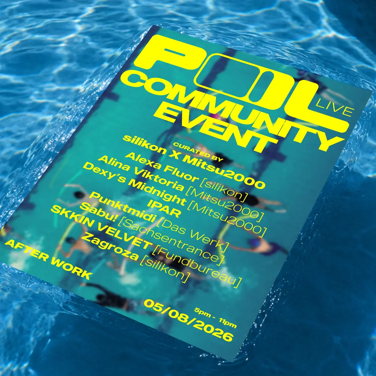 POOL Series [LIVE]: Afterwork with silikon and Mitsu2000 — Lokschuppen Berlin, Берлин