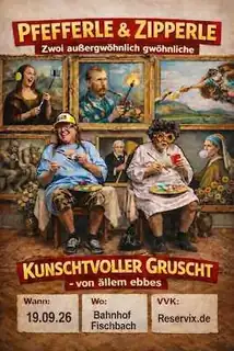 "Kunschtvoller Gruscht" von ällem ebbes - Szwabska komedia