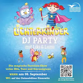 Lichterkinder DJ Party with Liki & Lumi - Open-Air Concert — Ostseebühne Zinnowitz, Zinnowitz