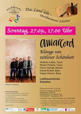 Konzert amarcord - Immortal Beauty - Klänge von zeitloser Schönheit — Liebfrauenkirche, Schotten