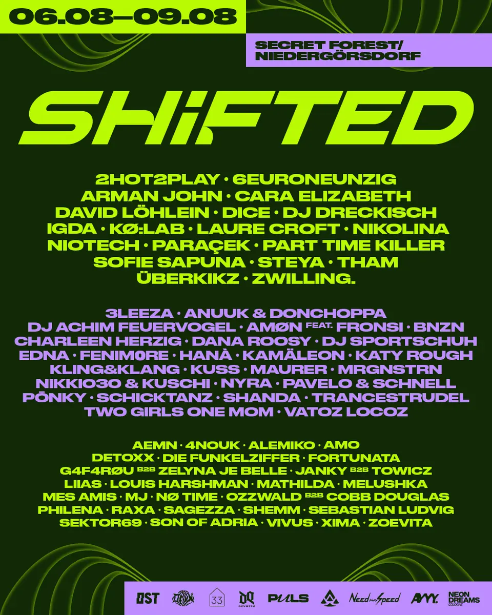 Shifted Festival 2026 — TBA - Near Berlin (Secret Forest), Berlin