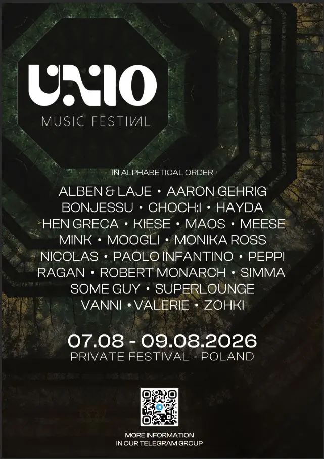 UNIO Music Festival — TBA - Secret Location, Berlin