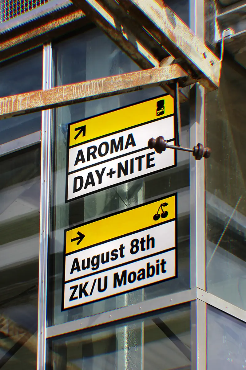 AROMA DAY+NITE — ZK/U (Zentrum für Kunst und Urbanistik), Berlín