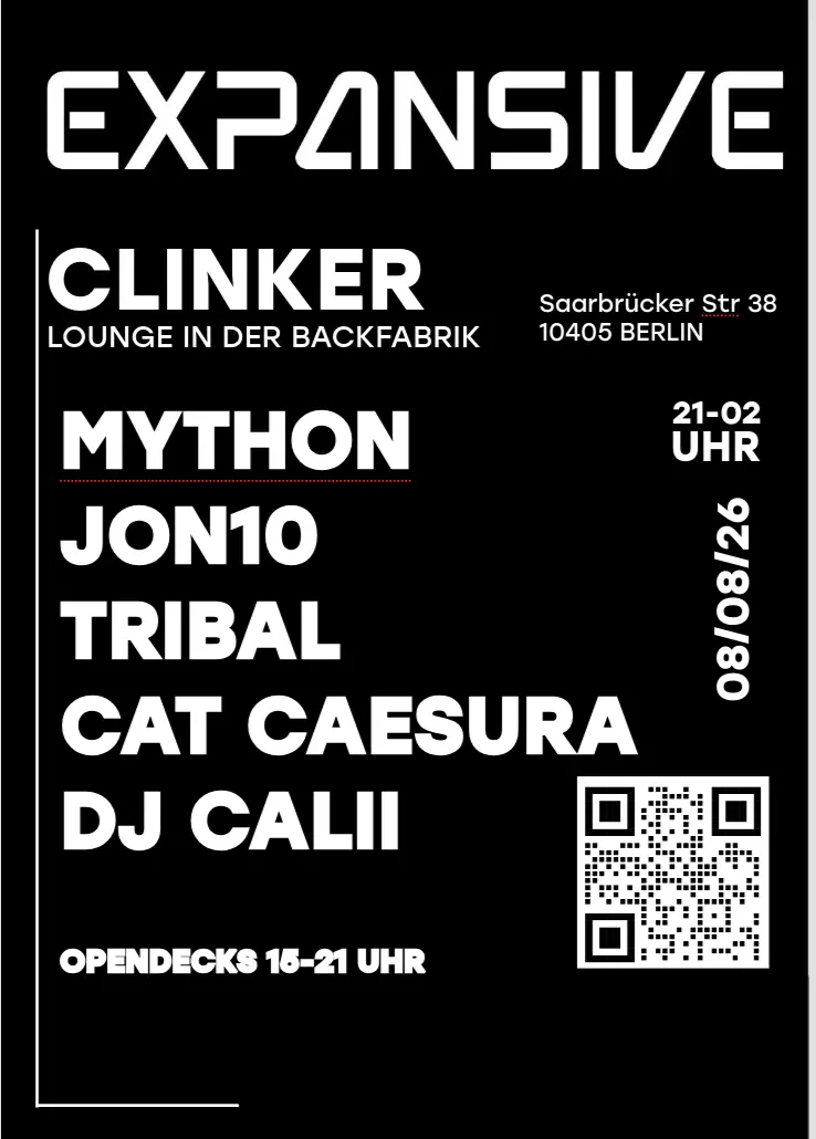 EXPANSIVE — Clinker Lounge in der Backfabrik, Berlin