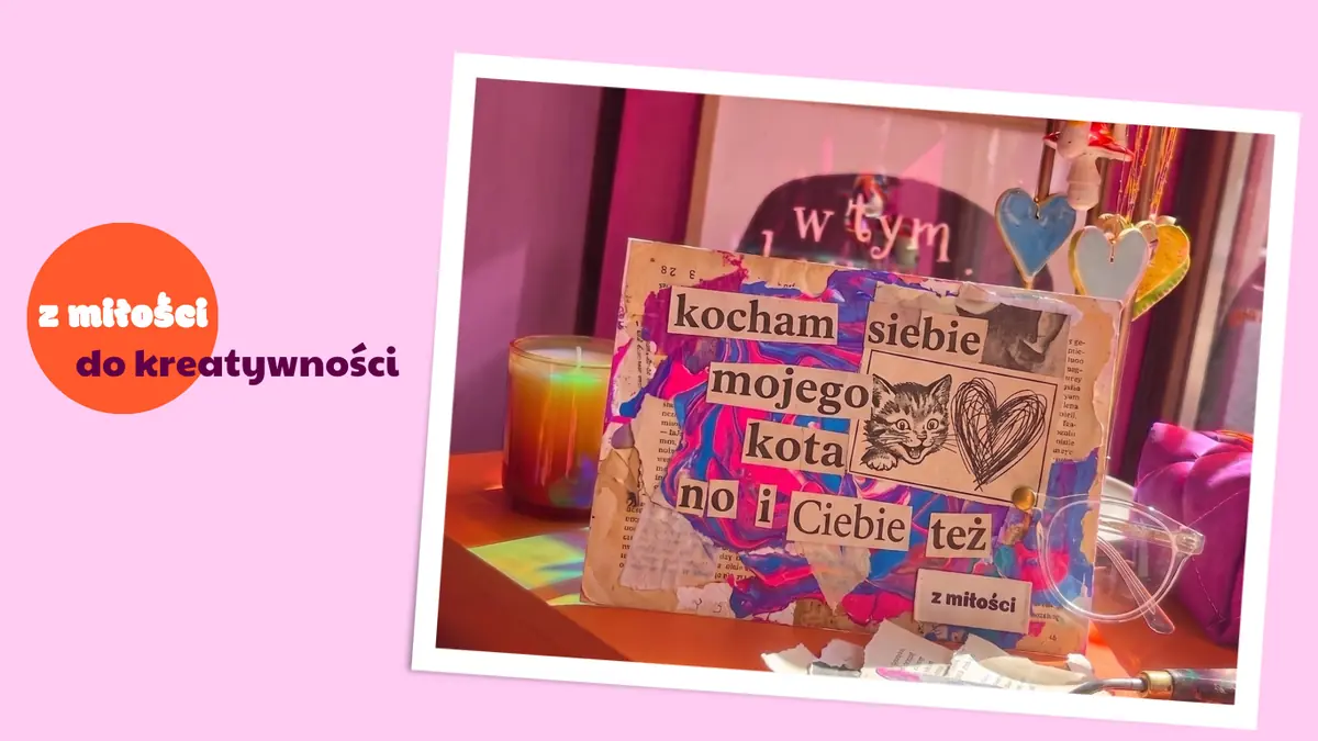 MINI PLAKAT: Czułe słowa-upcyckling collage — Z Miłości, Wrocław