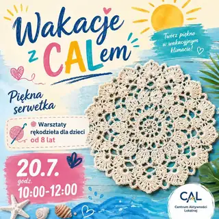 Prázdniny s CALem: Krásný ubrousek