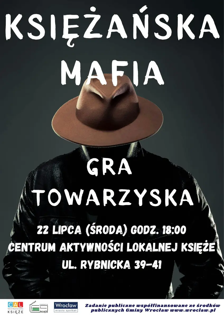 Księżańska Mafia - společenská hra — CAL Księže ve Vratislavi, Vratislav