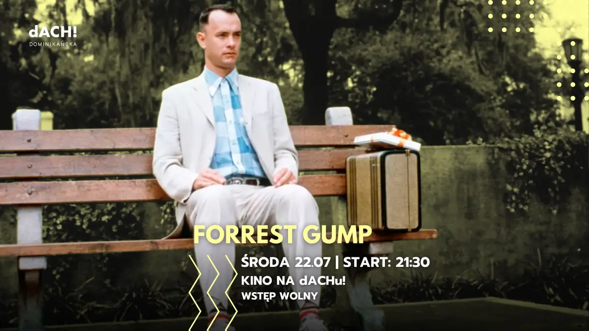 Кіно під відкритим небом - "Форрест Гамп" — dACH Dominikańska, Вроцлав