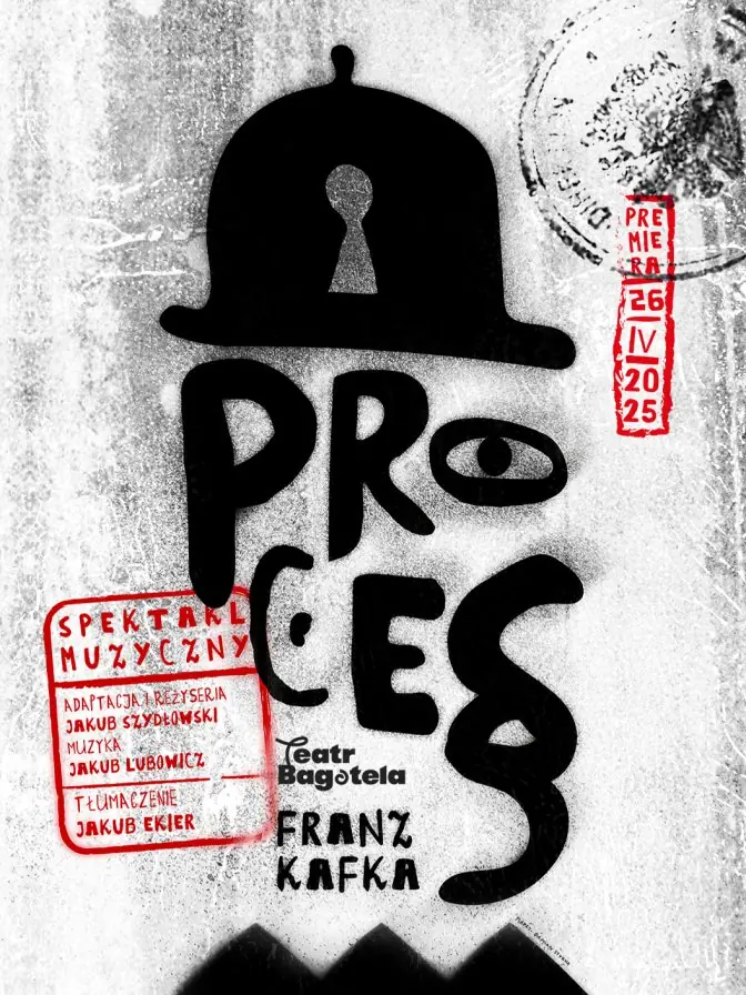 Proces. Spektakl muzyczny — Teatr Bagatela, Kraków