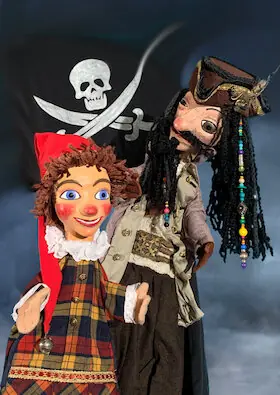 Kasper and the Pirate of the Seven Seas - Hand Puppet Play for Children from Four Years Old — Vorderhaus, Freiburg im Breisgau