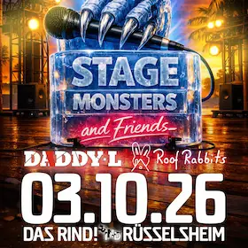 Stagemonsters & Friends mit Daddy-L & Roof Rabbits — Kulturzentrum das Rind, Rüsselsheim