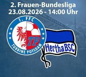 1. FFC Turbine Potsdam - Hertha BSC — Karl-Liebknecht-Stadion, Potsdam