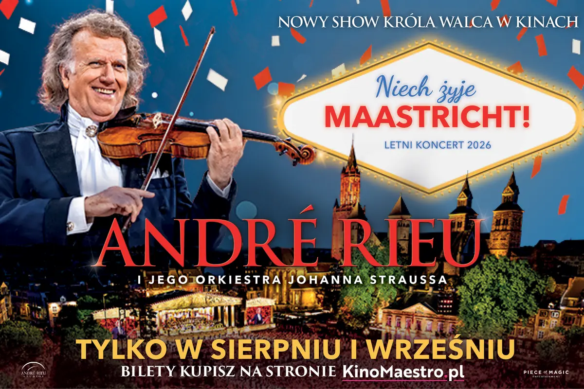 André Rieu. Long Live Maastricht! — Kino Pod Kopułą - Gostyń, Gostyń