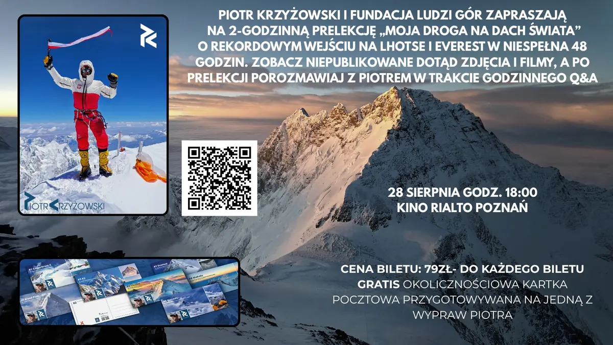 My Path to the Roof of the World - Lecture by Piotr Krzyżowski — Kino Rialto w Poznaniu, Poznań