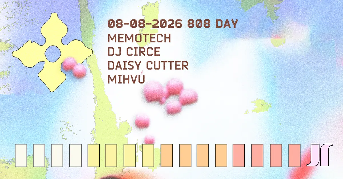 J1 - 808 DAY: Memotech, DJ CiRCE, daisy cutter, MIHVU — Jasna 1, Warszawa