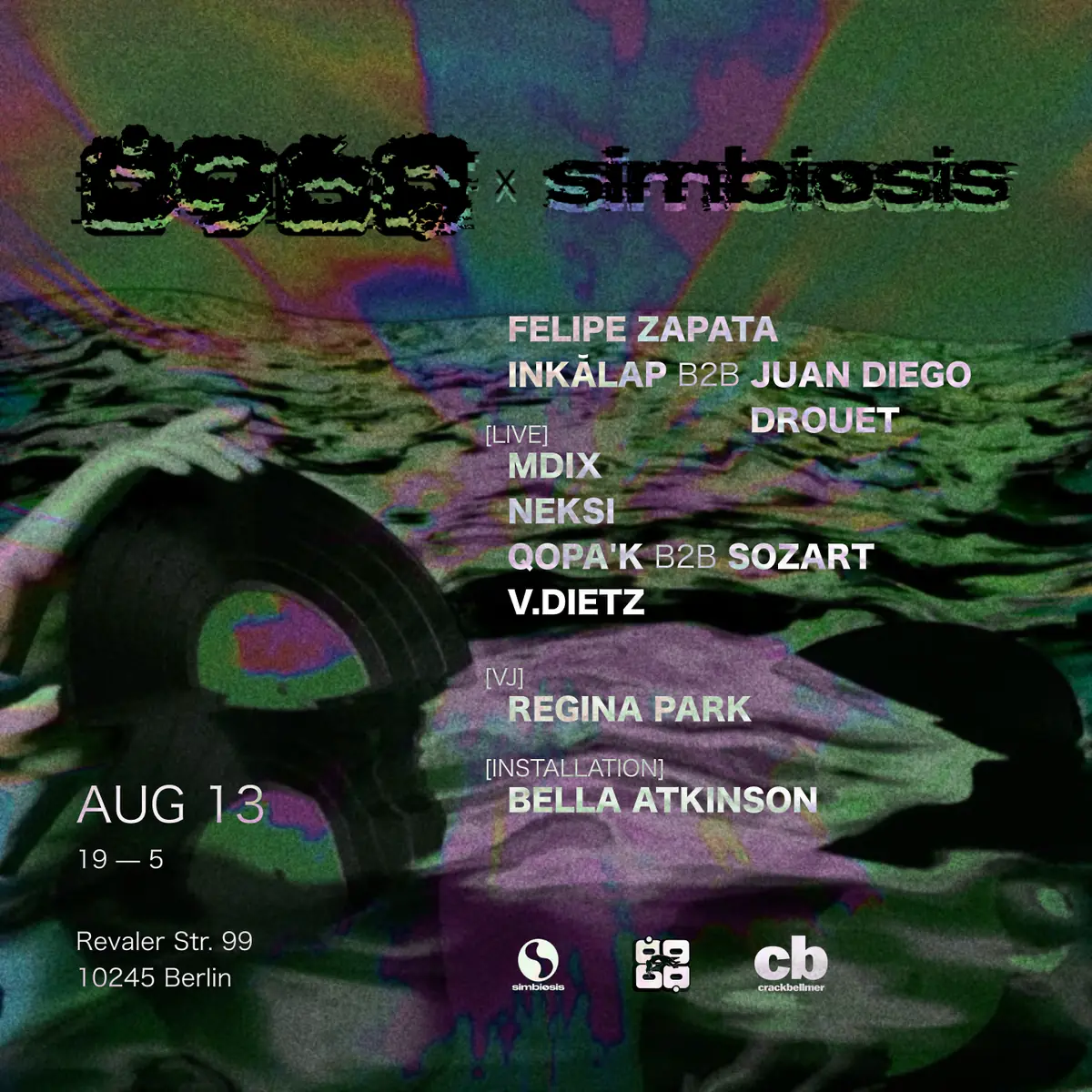 ọgbọ x Simbiosis ✺ WSTĘP WOLNY do 22:00 ✺ — Crack Bellmer, Berlin