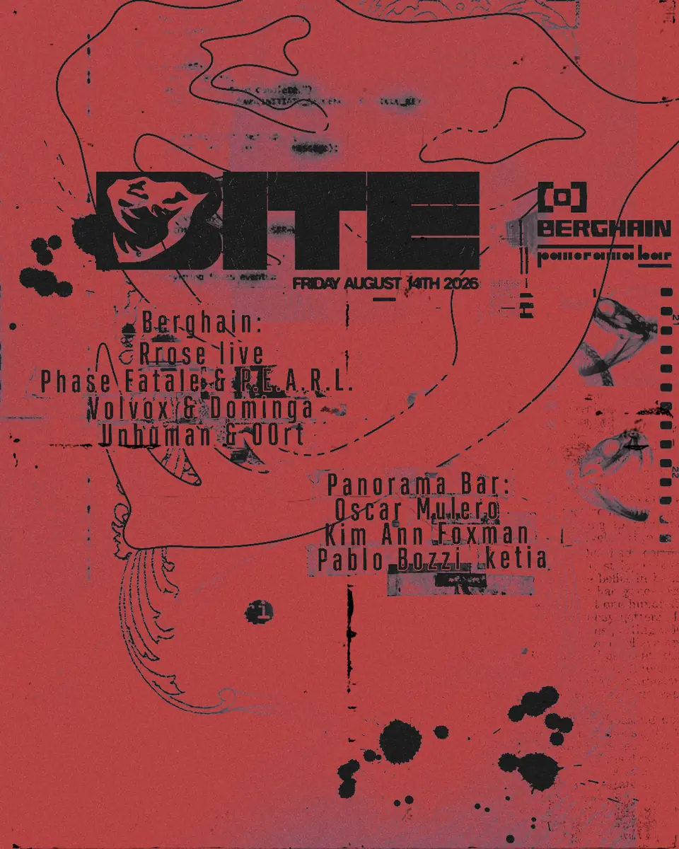 BITE NITE — Berghain | Panorama Bar | Säule, Берлин