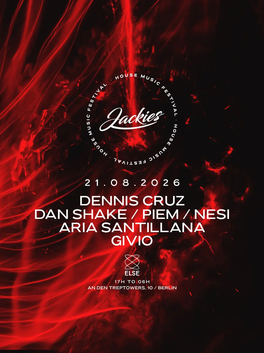 Jackies Open Air Party Berlin - with Dennis Cruz — Else, Berlin
