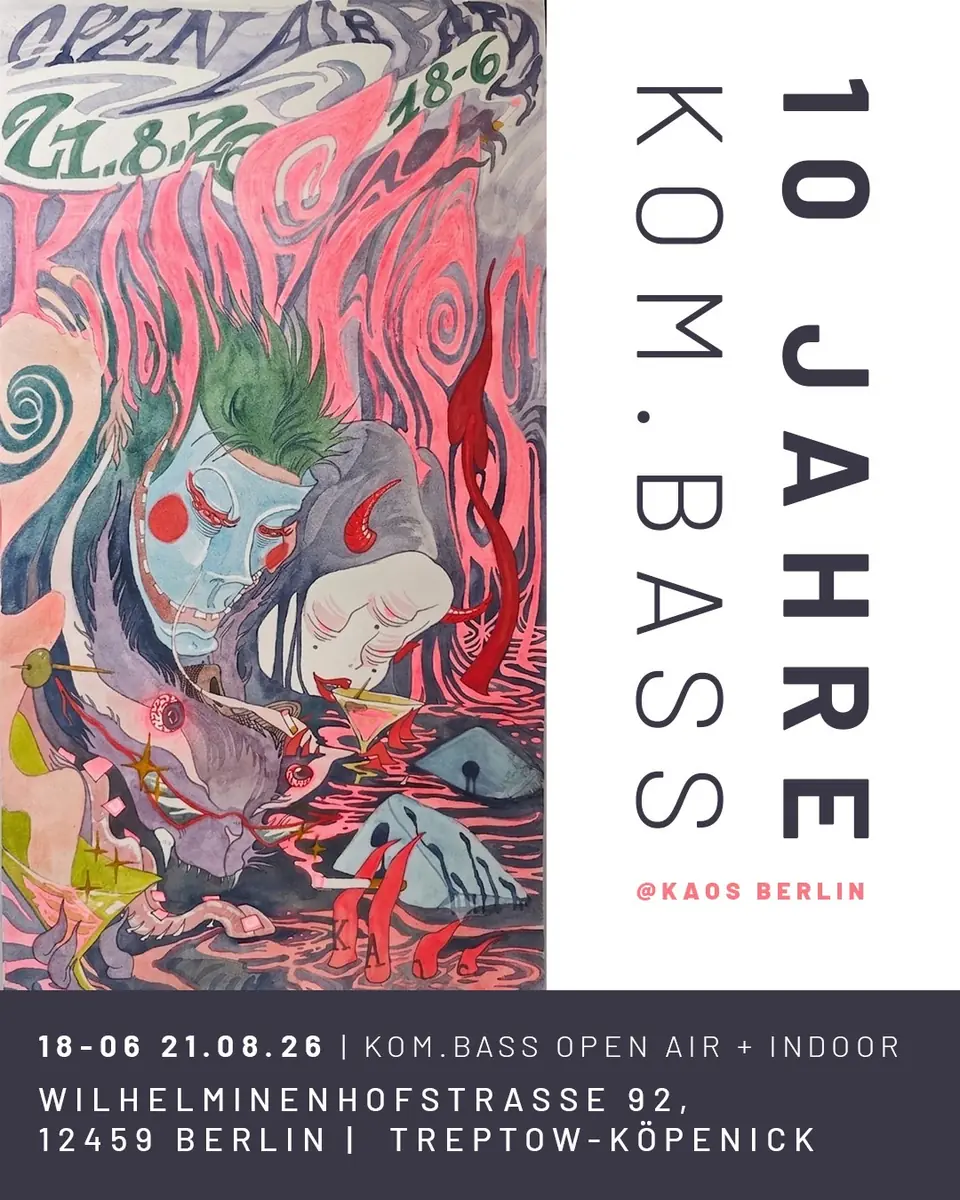 10 Kom.Bass Open air + Club — Kaos Berlin, Берлін