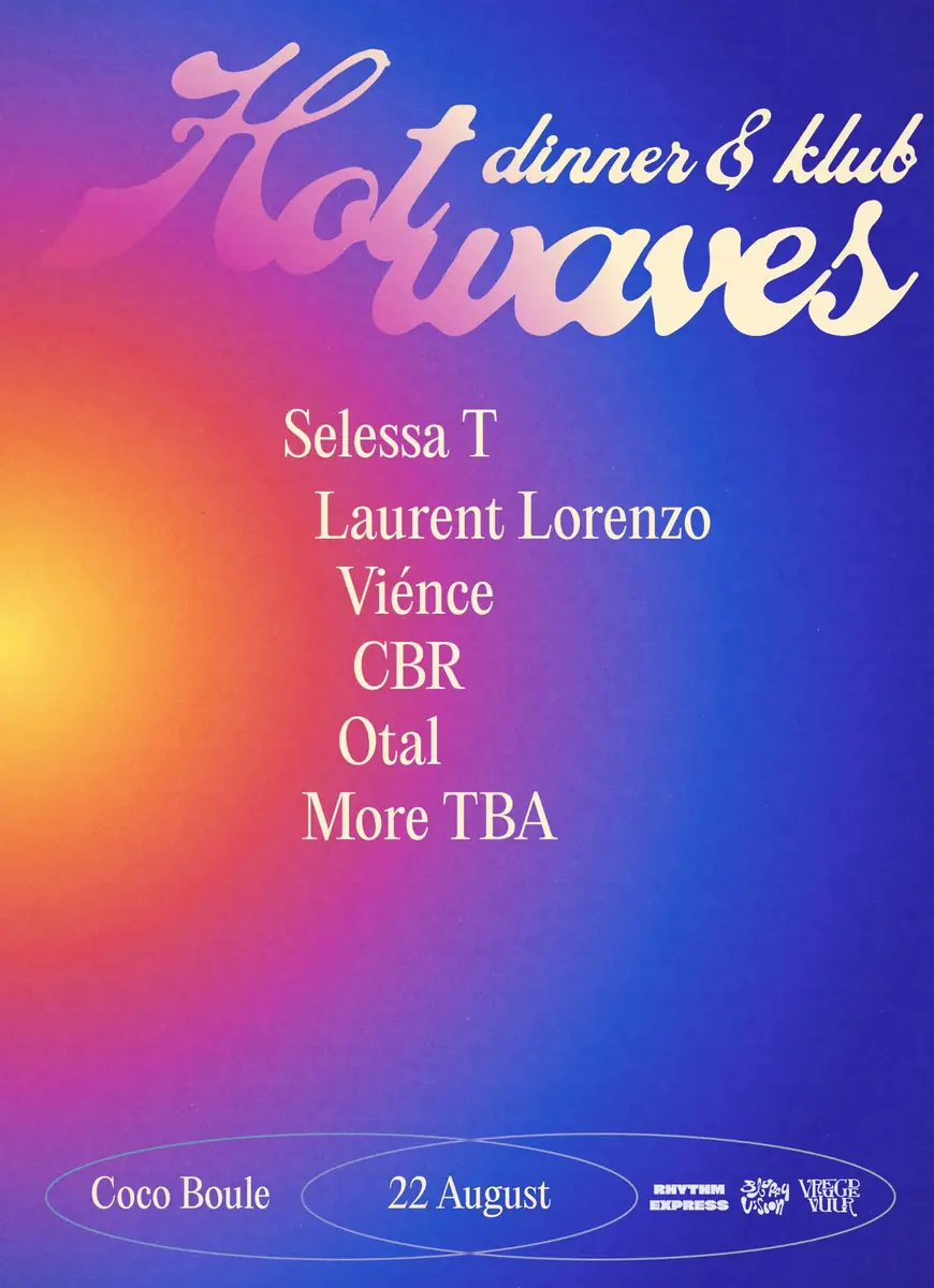 Blurry Vision, Rhythm Express & Vreugdevuur present: Hot Waves — Coco Boule, Berlin